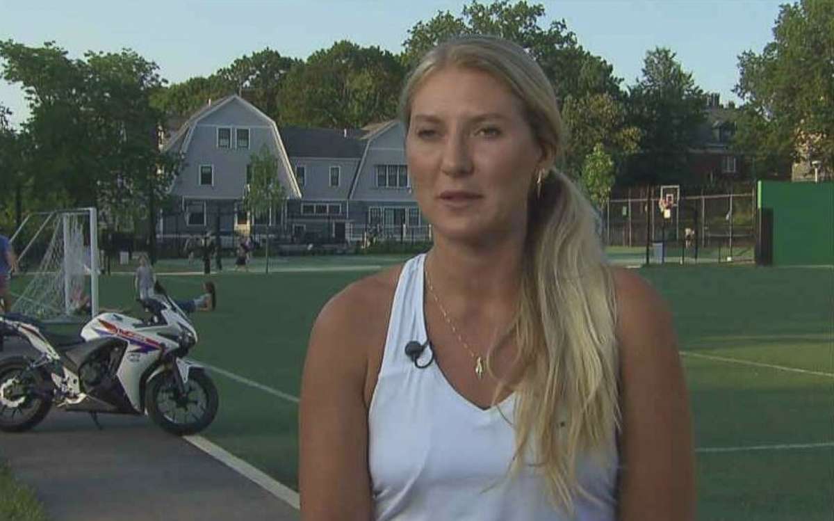 PHOTO: Aia Polansky, 33, confronted a man she says flashed her while she was jogging in Cambridge, Mass., on Thursday, July 18, 2019.