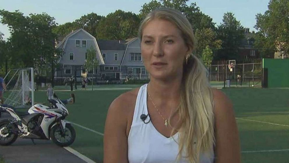 PHOTO: Aia Polansky, 33, confronted a man she says flashed her while she was jogging in Cambridge, Mass., on Thursday, July 18, 2019.