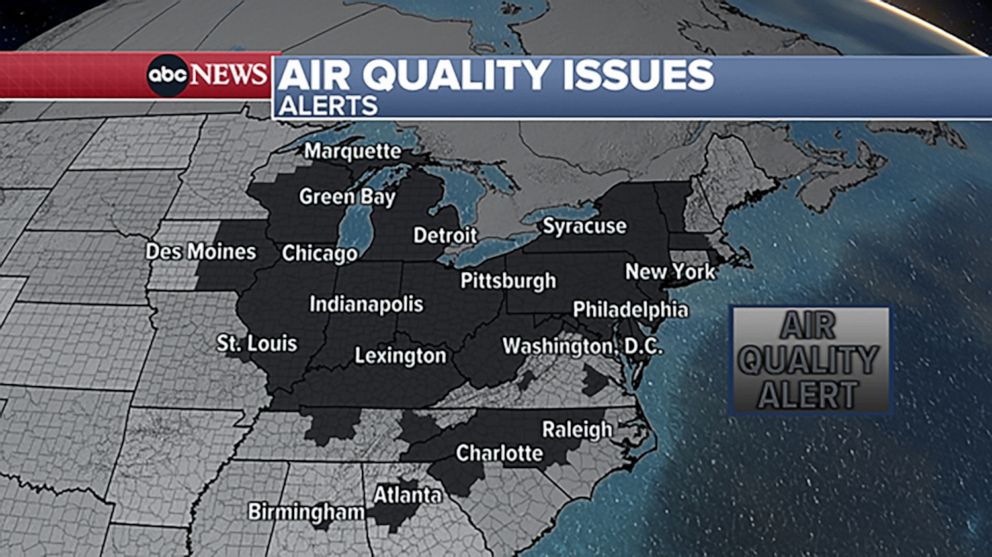 PHOTO: Air quality alerts.