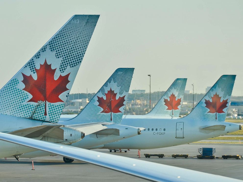 PHOTO: A view of Air Canada planes at Toronto Pearson International Airport, July 2016.