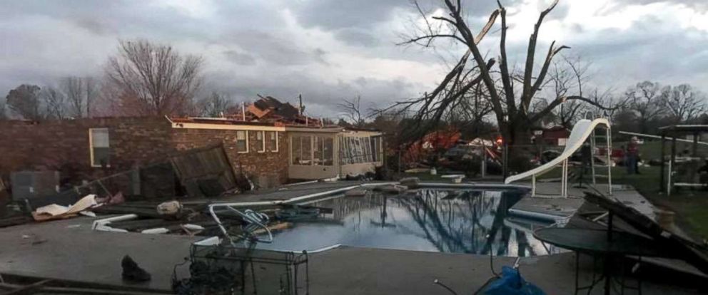 PHOTO: A photo posted to the Limestone County Sheriffs Facebook page shows weather severe damage in Ardmore, Ala., March 19. 2018. 