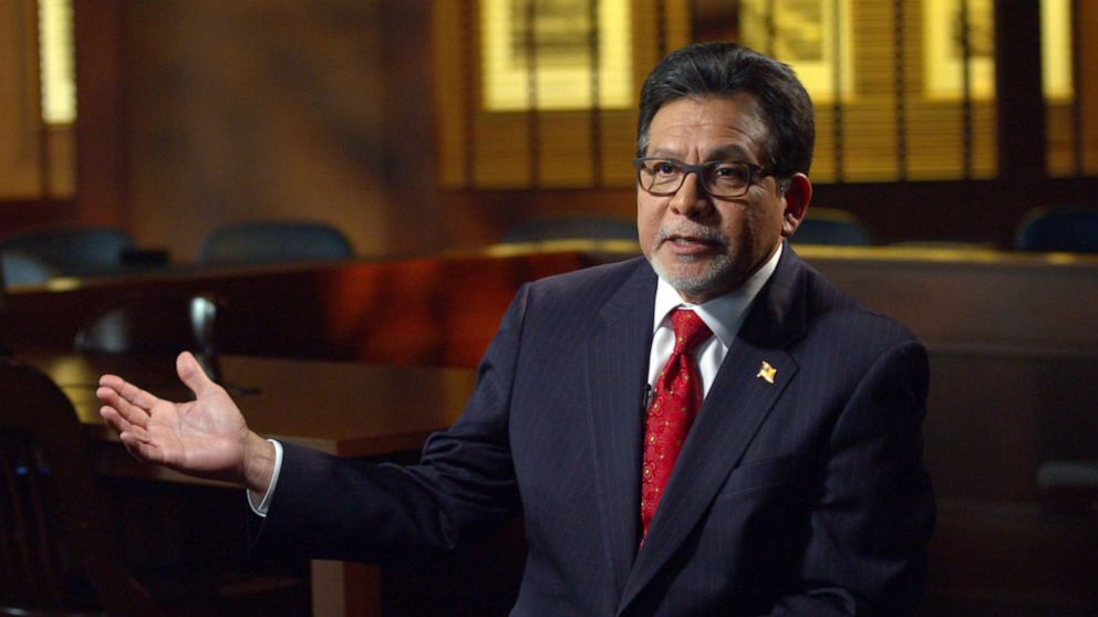 PHOTO: Alberto Gonzales served as U.S. Attorney General under President George W. Bush from February 2005 to September 2007.