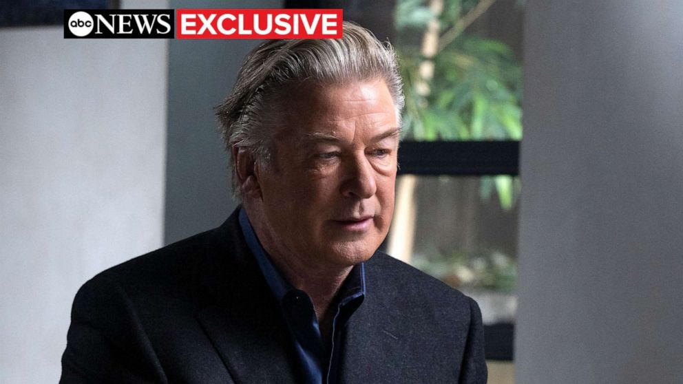 PHOTO: Actor Alec Baldwin talks to ABC News' Chief Anchor George Stephanopoulos in his first interview since the deadly shooting on the set of the film, "Rust."