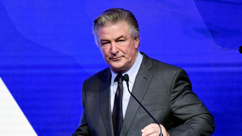 PHOTO: Alec Baldwin speaks at an event on Dec. 9, 2021, in New York.
