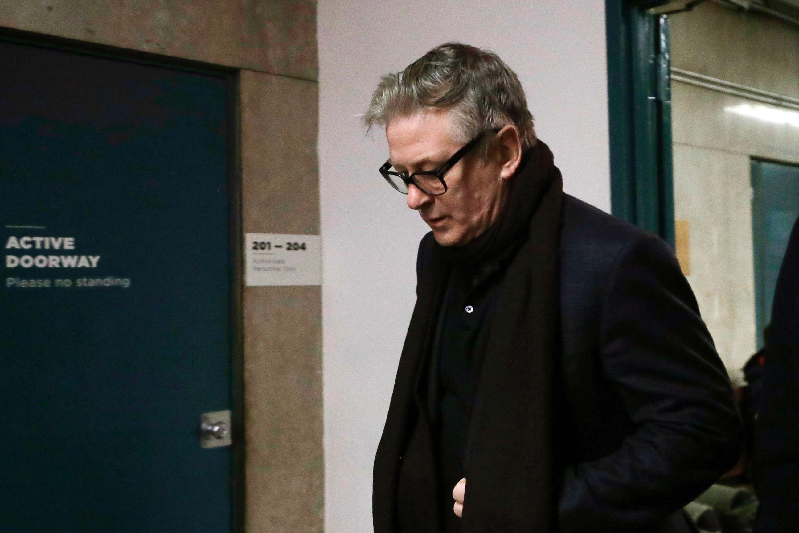 PHOTO: Actor Alec Baldwin arrives in a New York court, Jan. 23, 2019, for a hearing on charges that he slugged a man during a dispute over a parking spot last fall.