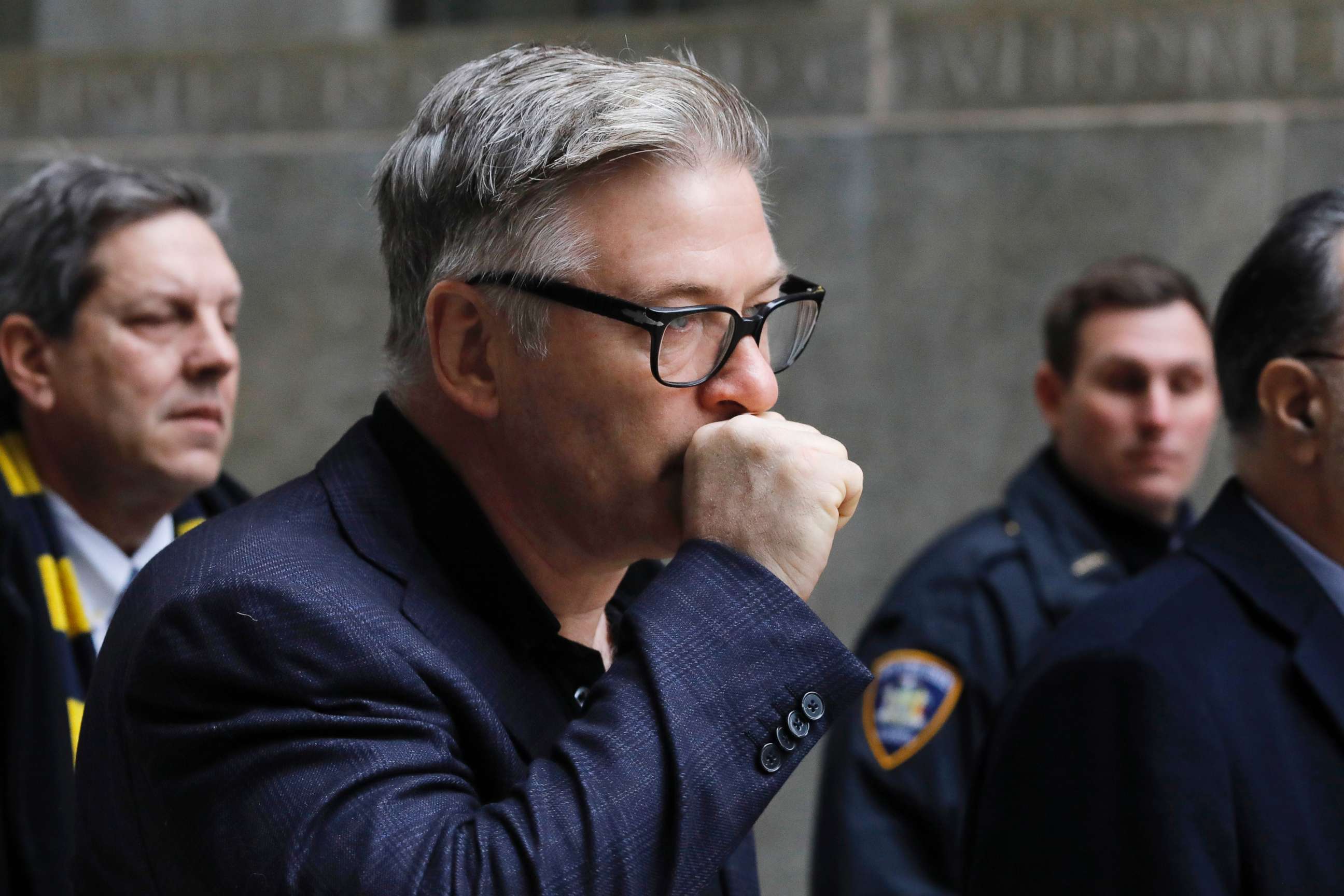 PHOTO: Actor Alec Baldwin leaves a New York City court, Jan. 23, 2019, after a hearing on charges that he slugged a man during a dispute over a parking spot last fall.