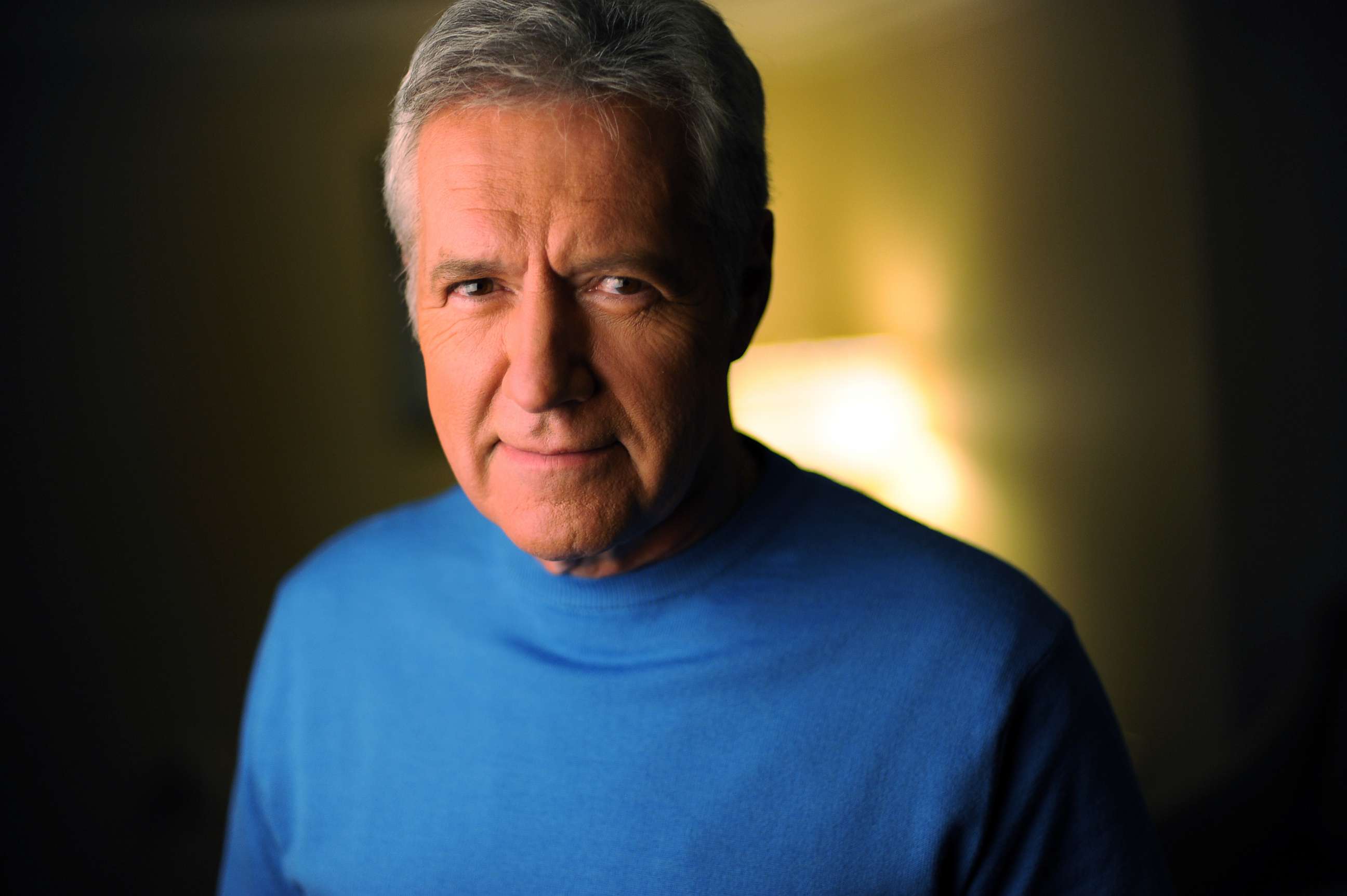 PHOTO: Canadian American television star Alex Trebek poses for a portrait in Washington, D.C., April 17, 2012.