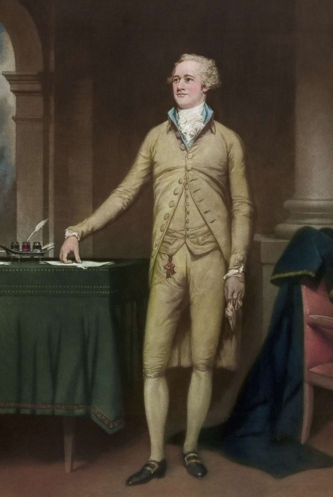 PHOTO: Full-Length Portrait of Alexander Hamilton, by Thomas Hamilton Crawford, 1932, mezzotint, published by Frost & Reed, London. 