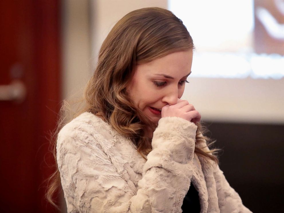 PHOTO: Alexis Moore gives a victims impact statement at the sentencing of Larry Nassar, Jan. 16, 2018, in Lansing, Mich.