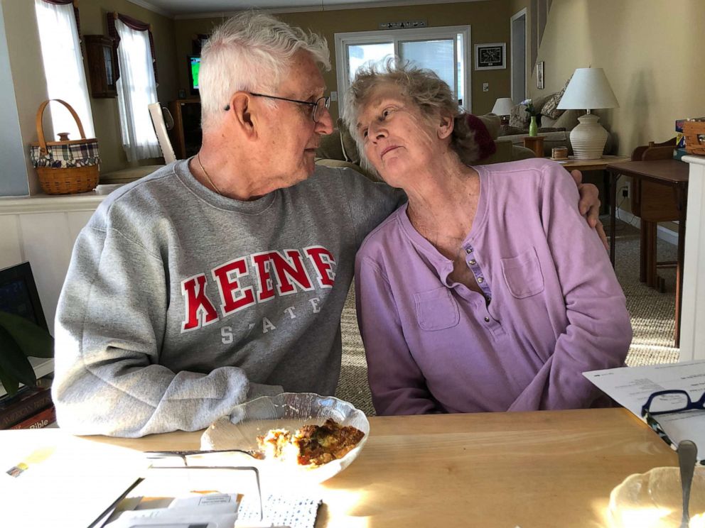 PHOTO: Alice and Jerry Krenke were separated for seven days when she was hospitalized due to transplant complications. They reunited about three weeks ago and their family captured the moment on TikTok.