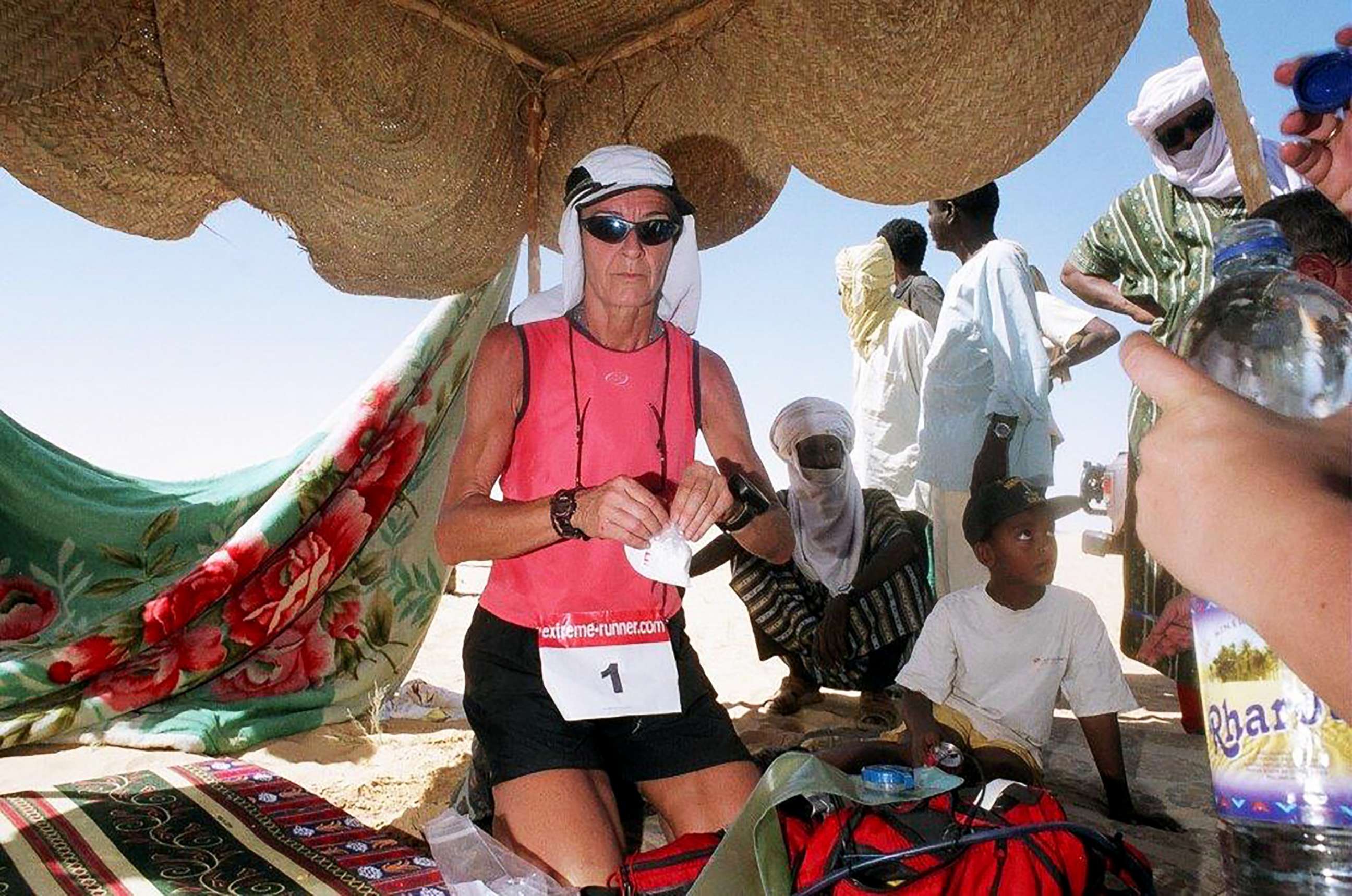 PHOTO: Alicja Barahona on her way to winning the Niger Trans 555km race