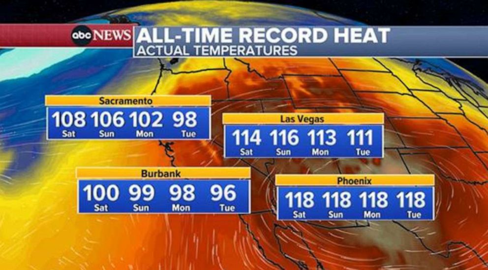 PHOTO: All-time record heat graphic