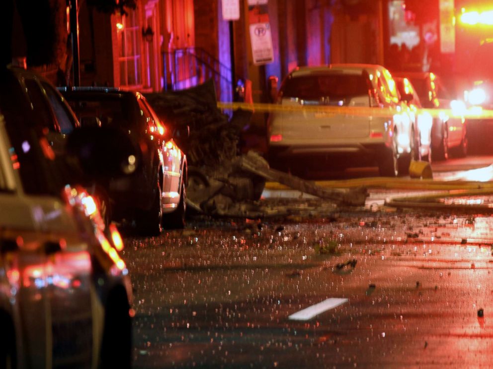 PHOTO: A deadly car explosion rattled a neighborhood in Allentown, Pa., Sept. 29, 2018.