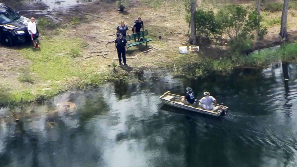 PHOTO: Police in Davie, Fla., are searching for a missing woman who may have been attacked by an alligator.
