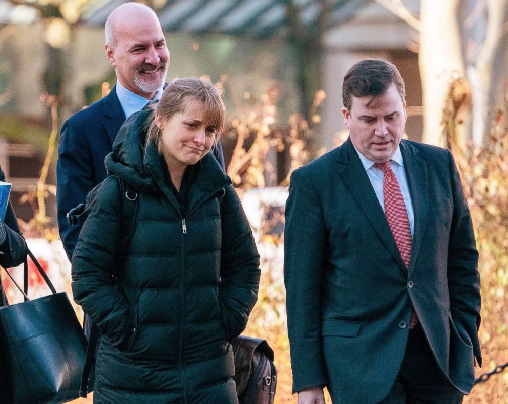 PHOTO: Actress Allison Mack arrives at the U.S. Federal Courthouse in Brooklyn on Jan. 9, 2019, in New York.