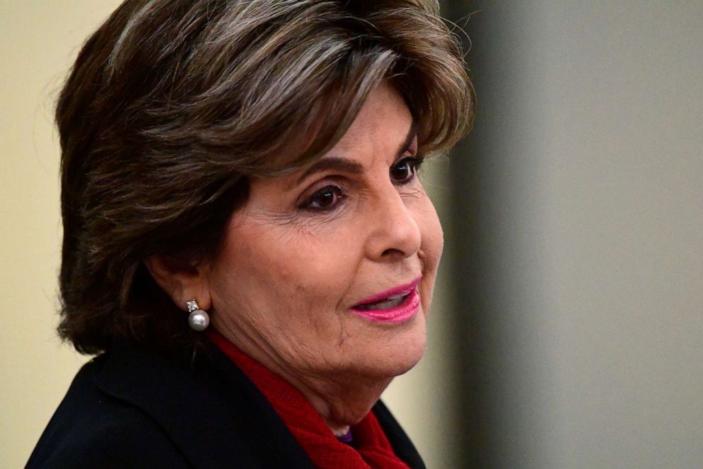 PHOTO: Attorney Gloria Allred talks outside courtroom waiting for the Bill Cosby sexual assault trial to begin at the Montgomery County Courthouse, on April 25, 2018, in Norristown, Penn.