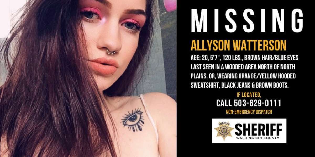 PHOTO: Allyson Watterson is seen in this missing persons poster released by police to help locate her.