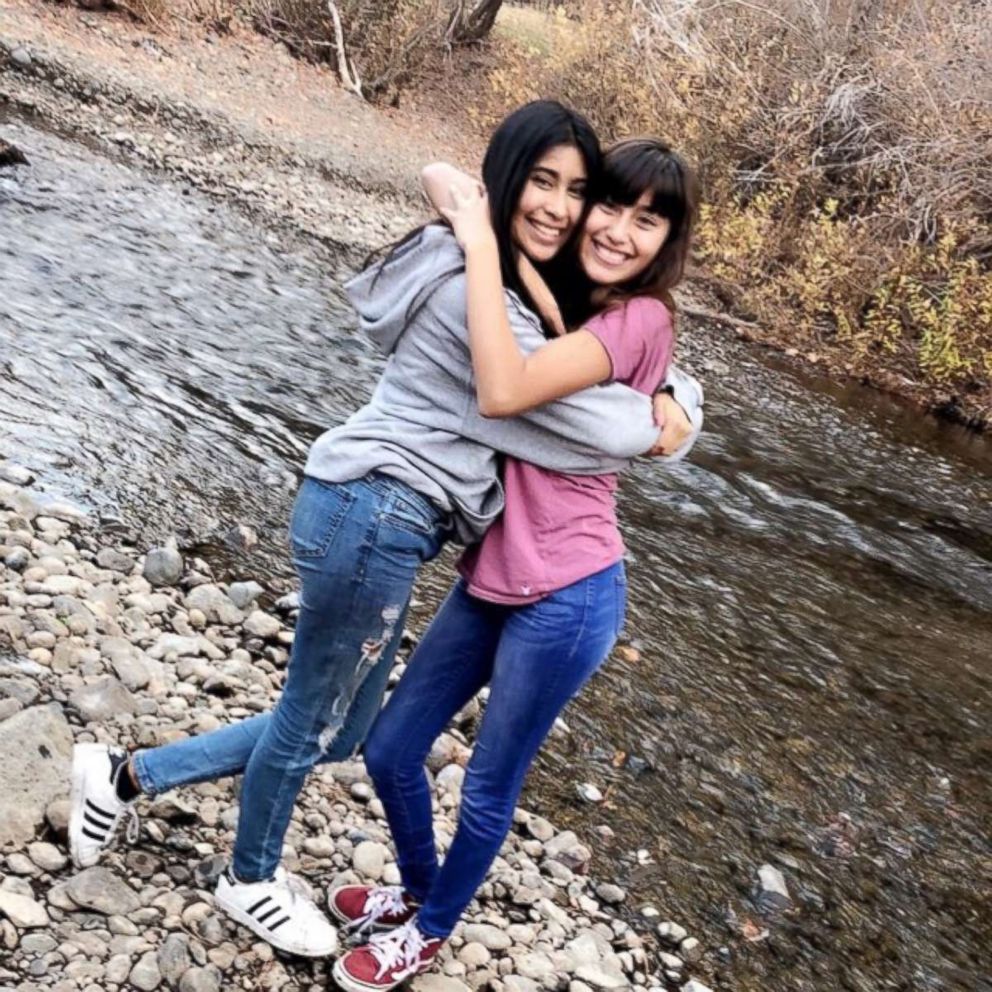 PHOTO: Alyssa Alcaraz, right, with her sister, Mariah.