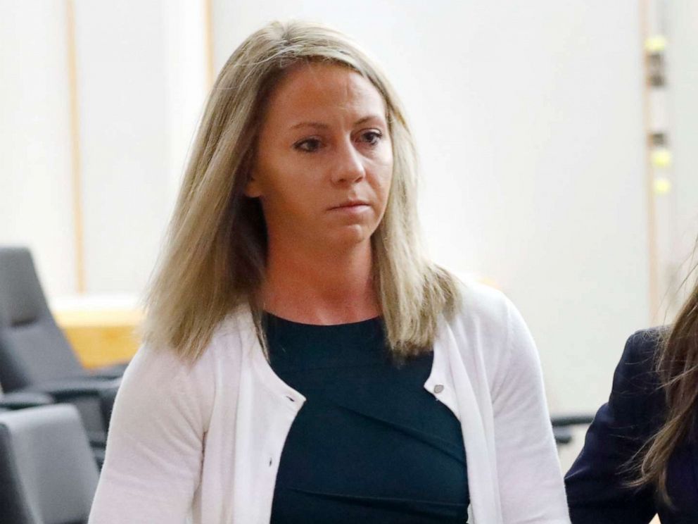 PHOTO: Former Dallas police officer Amber Guyger leaves the courtroom during a break in morning proceedings in her murder trial, Sept. 24, 2019, in Dallas.