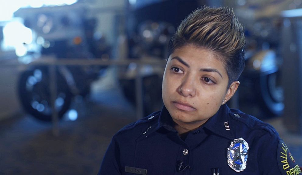 PHOTO: LGBTQ Liason Officer for Dallas Police Amber Roman is working to earn the trust of the trans community, starting by working to stop misgendering.