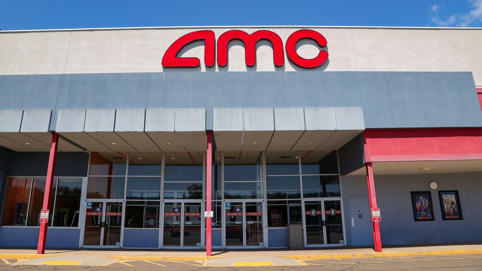 PHOTO: In this Aug. 18, 2022, file photo, the AMC Classic Bloomsburg 11 theater is shown near Bloomsburg, Penn.