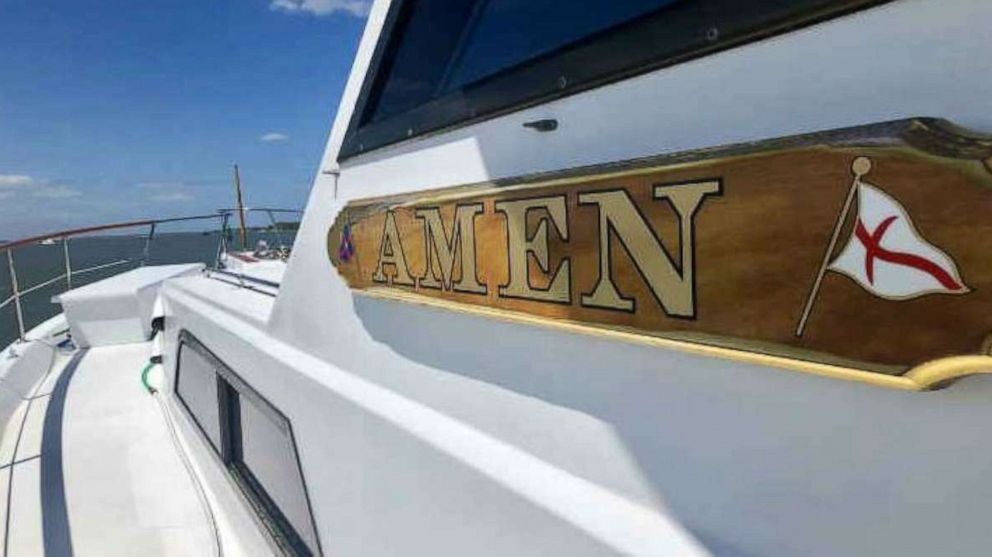 PHOTO: Eric Wagner's boat, "Amen," rescued two teenagers who were stuck in a current off Jacksonville, Fla., last month.