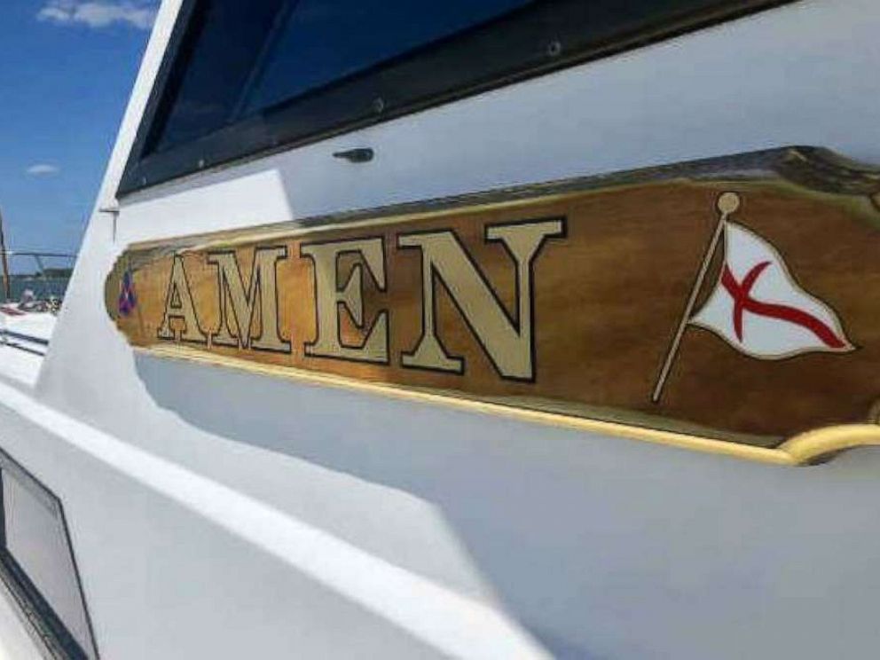 PHOTO: Eric Wagners boat, Amen, rescued two teenagers who were stuck in a current off Jacksonville, Fla., last month.