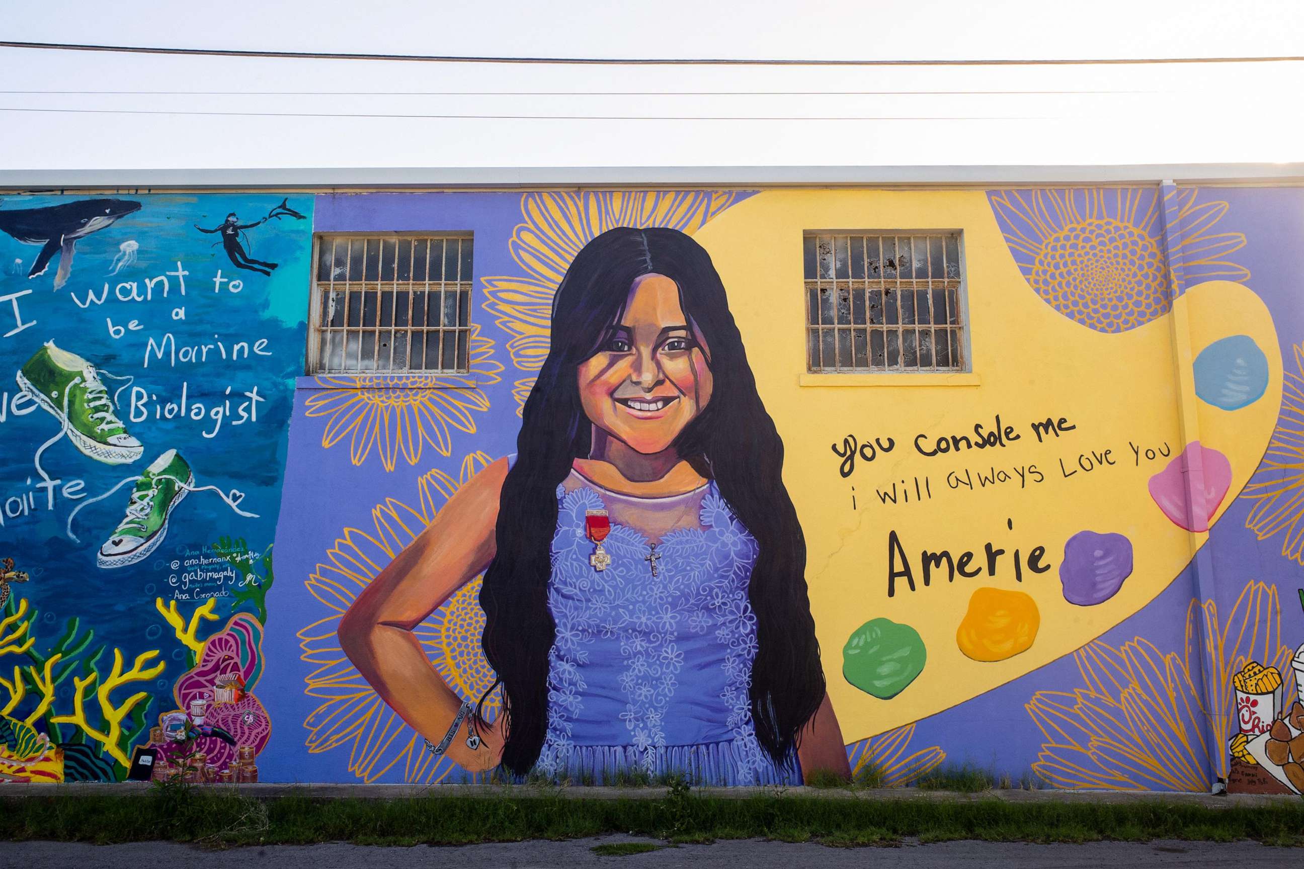 PHOTO: In this April 27, 2023, file photo, a mural of 10-year-old Amerie Jo Garza is seen in Uvalde, Texas.