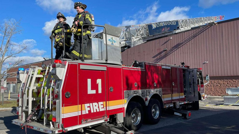 One person is dead and another was injured in an ammonia leak at a food processing facility in Norwood, Massachusetts, on Monday.
