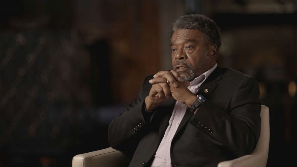 PHOTO: Amos Smith, a cousin of Emmett Till, speaks to ABC News for the documentary series "Let the World See."
