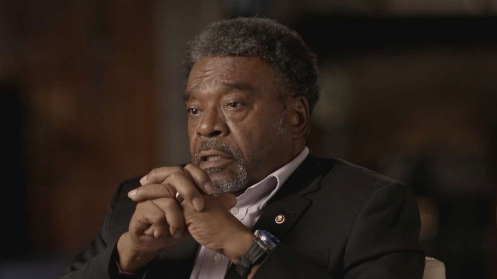 PHOTO: Amos Smith, a cousin of Emmett Till, speaks to ABC News for the documentary series "Let the World See."