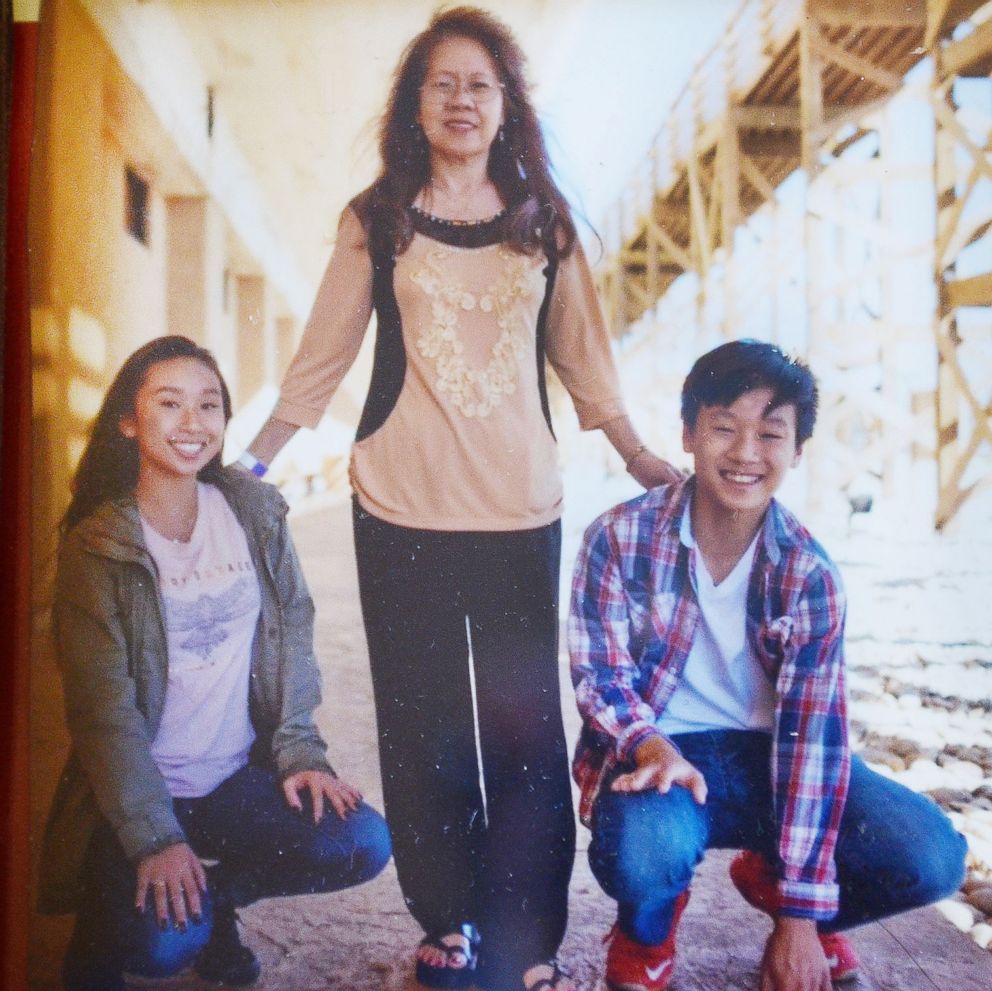 PHOTO: An undated photo of missing teenager Amy Yu and her family.