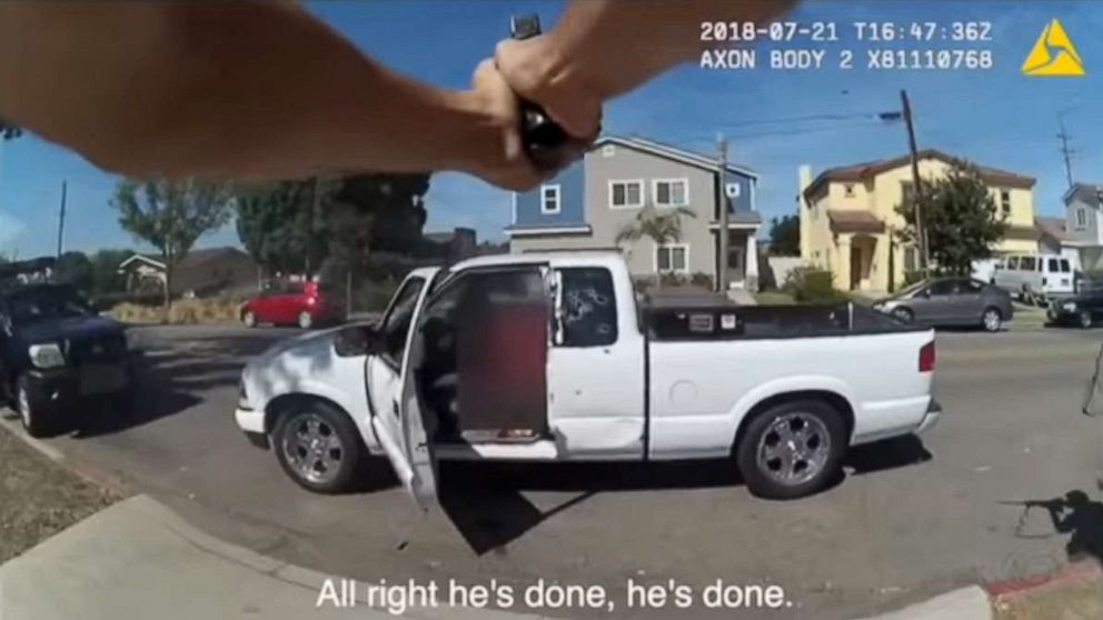 Police Officers Fired 76 Shots At Suspect While Driving Through Residential California