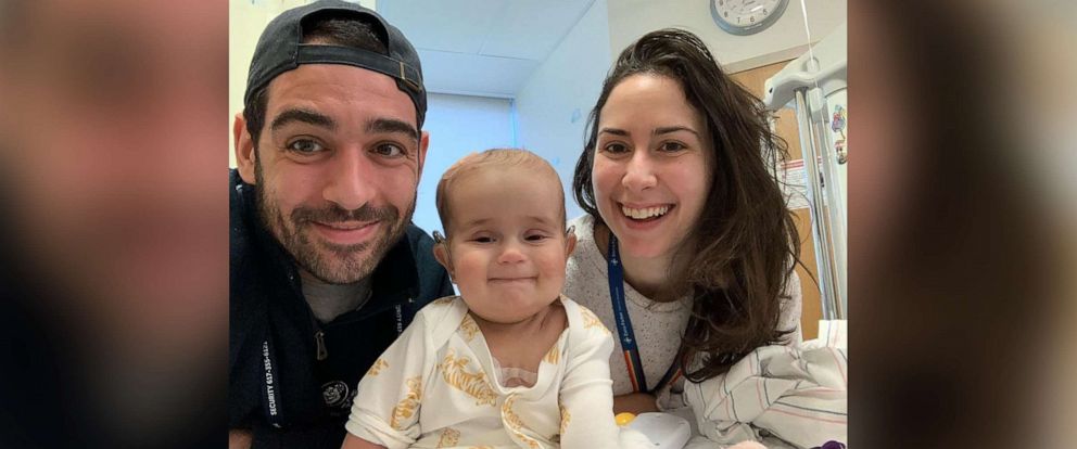 PHOTO: Andrew Kaczynski and Rachel Ensign with their daughter Francesca, who was battling a rare brain cancer, are pictured together in a photo shared to Instagram on Dec. 23, 2020.