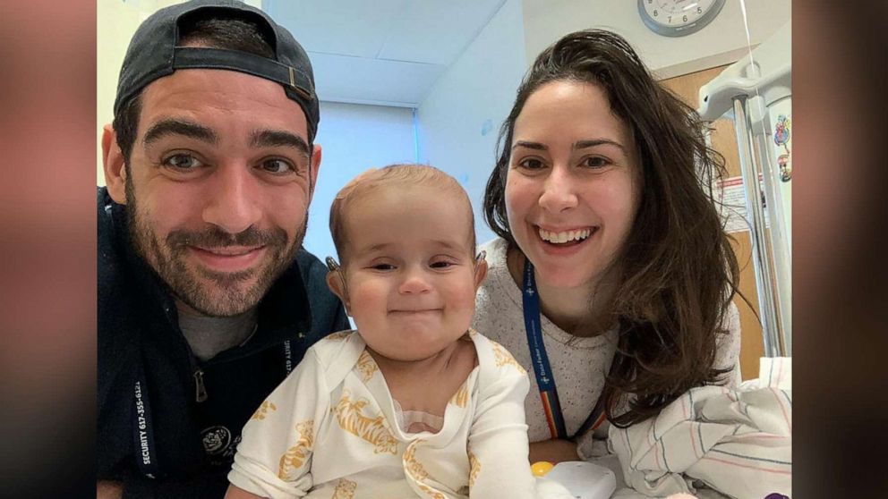 PHOTO: Andrew Kaczynski and Rachel Ensign with their daughter Francesca, who was battling a rare brain cancer, are pictured together in a photo shared to Instagram on Dec. 23, 2020.