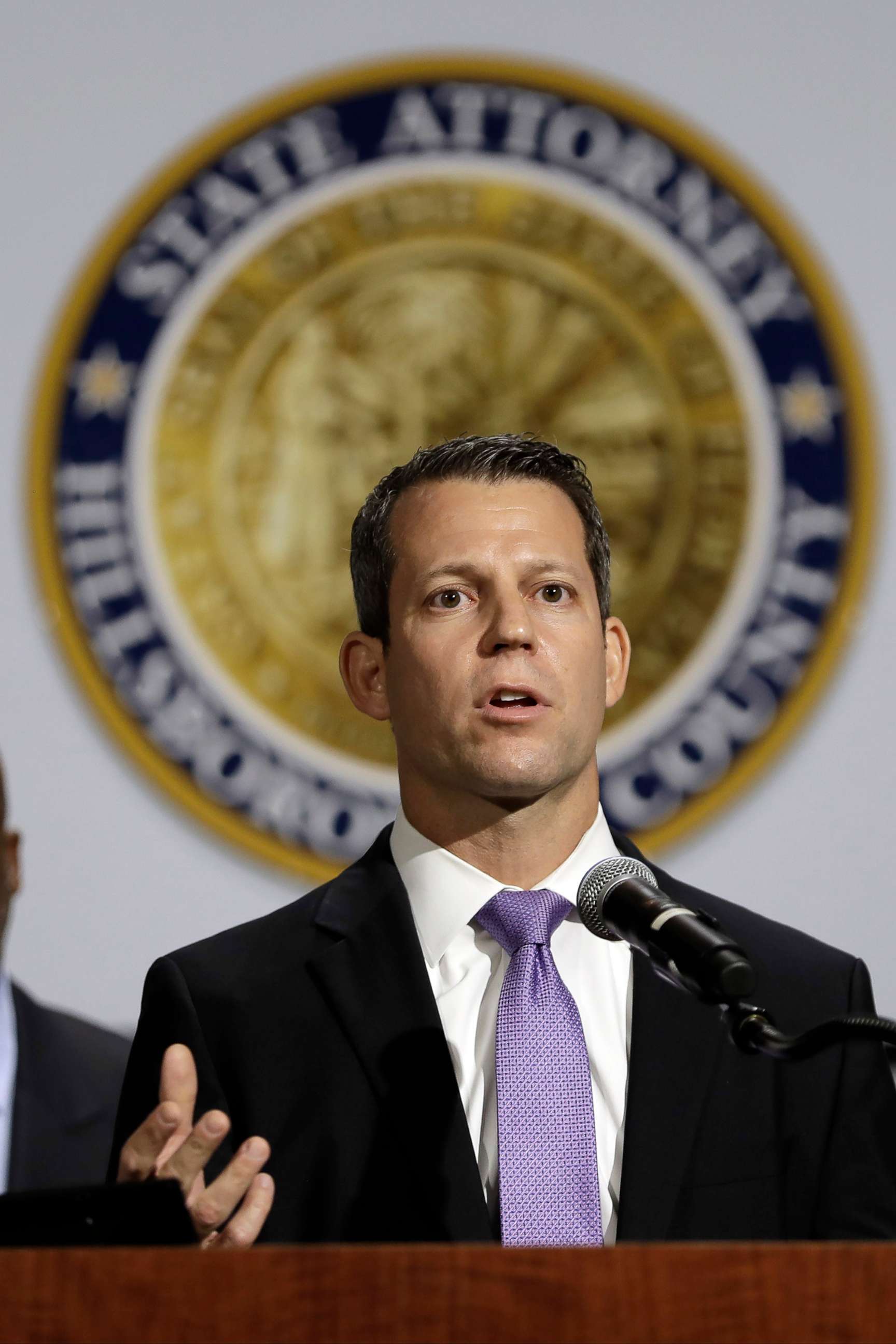 PHOTO: Hillsborough County State Attorney Andrew Warren speaks during a news conference  June 15, 2020, in Tampa, Fla. 