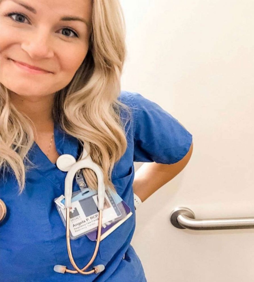 Angela Primachenko, 27, a respiratory therapist in Vancouver, Washington state, was 30 weeks pregnant when tested positive for COVID-19 and admitted to the ICU. She and her daughter are doing well.