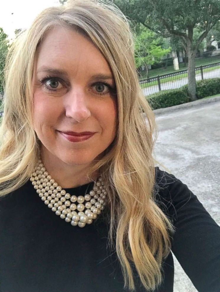 PHOTO: Angie Gillikin wore pearls to honor Barbara Bush, who passed away at the age of 92.