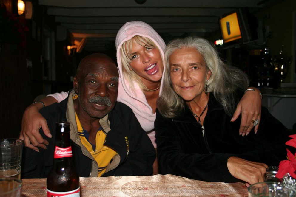 PHOTO: While in the Bahamas, Smith met a local couple, Brigitte Neven and King Eric Gibson, and found some peace going out on their boat.