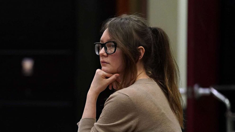 PHOTO: Anna Sorokin, better known as Anna Delvey, is seen in the courtroom during her trial at New York State Supreme Court in New York on April 11, 2019.