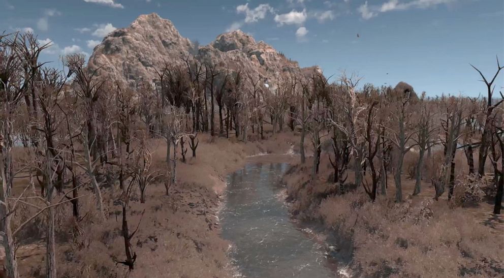 PHOTO: A scene from the trailer for the Eden Burning mode for Anno 1800 shows a damaged forest that players are challenged to restore.