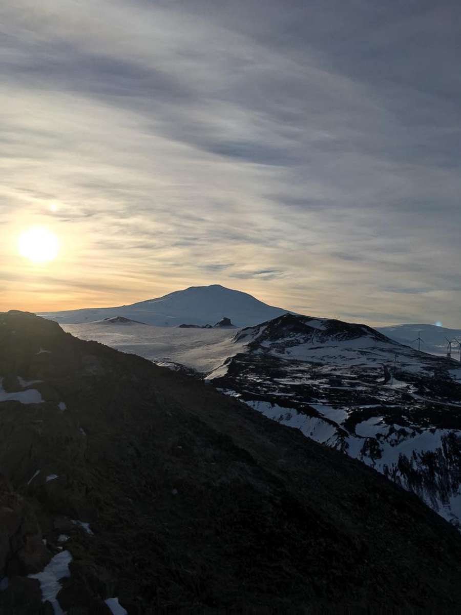 PHOTO: In April, Antarctica saw the last sunset of the season. The sun will not rise again until August, leaving everything in 24 hours of night.