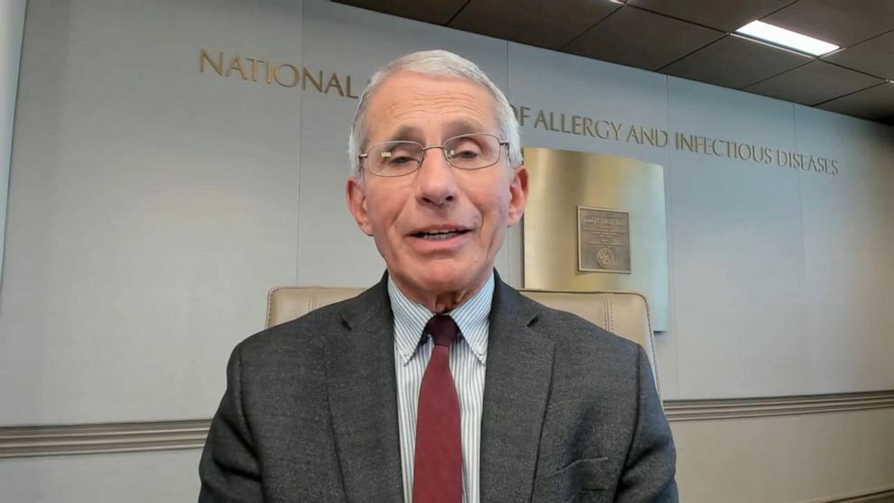 PHOTO: Dr. Anthony Fauci spoke to ABC News' anchor David Muir on Wednesday about what he believed was needed for the U.S. to begin to get back to normal amid the coronavirus crisis.