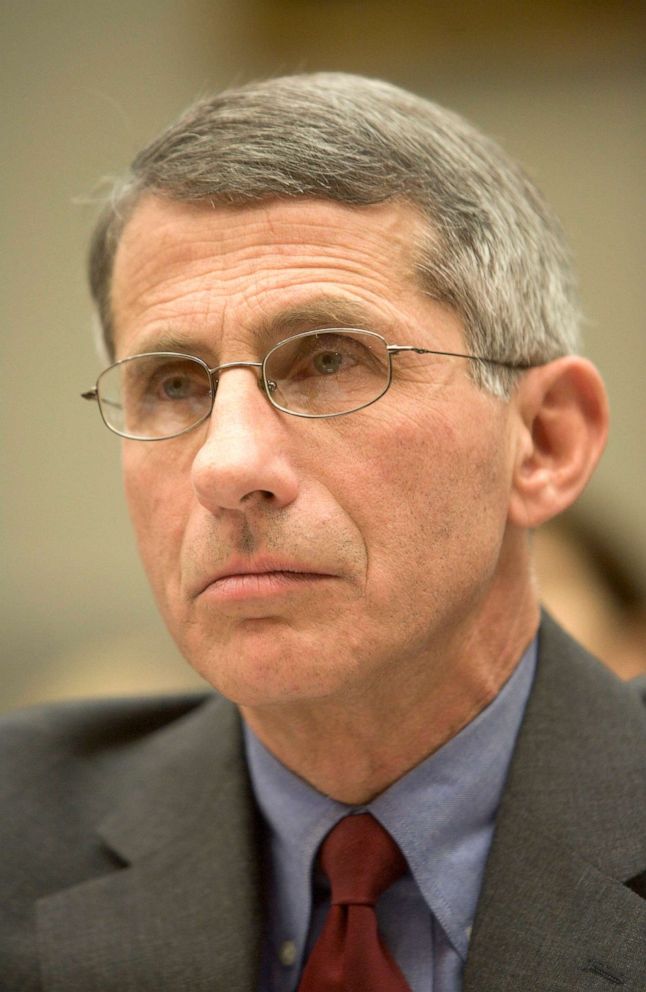 PHOTO: Anthony S. Fauci, director of National Institute of Allergy and Infectious Disease for National Institutes for Health, listens to questions during a hearing of the House International Relations Committee on Capitol Hill, Dec. 7, 2005 in Washington.