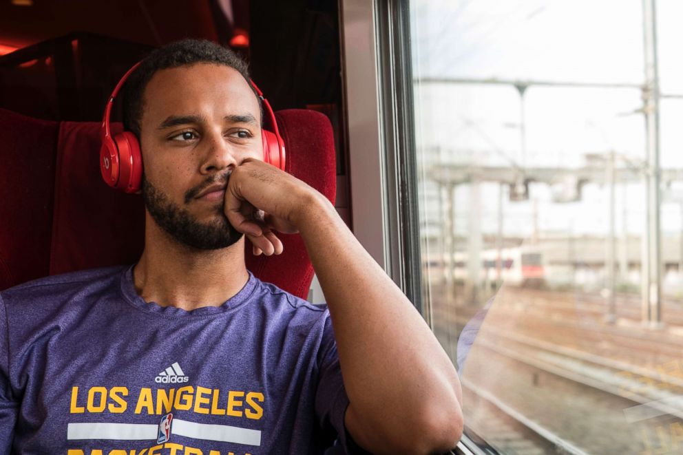 PHOTO: Anthony Sadler in a scene from "The 15:17" To Paris."