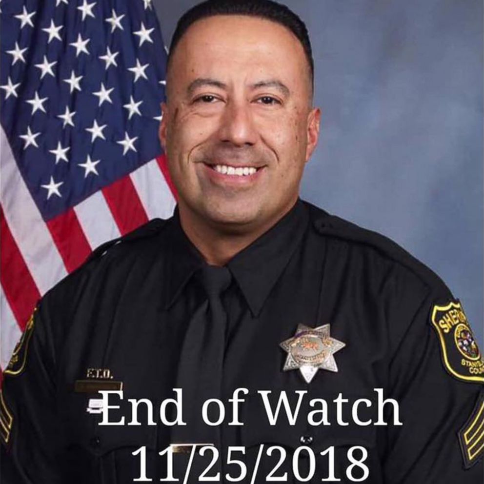 PHOTO: Deputy Antonio "Tony" Hinostroza of the Stanislaus, Calif., Sheriff's Department was killed in a vehicle collision on Nov. 25, 2018.