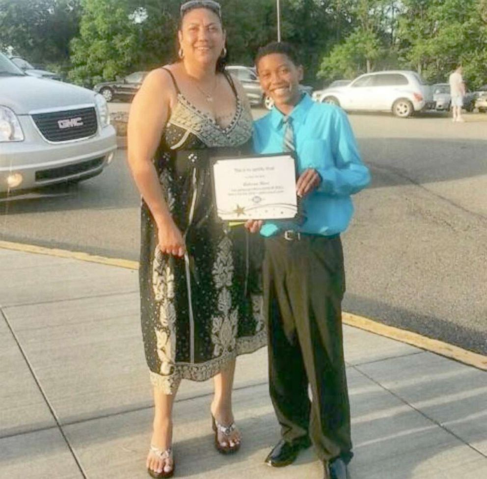 PHOTO: Undated photos of Antwon Rose with family members, courtesy of The Rose Family.