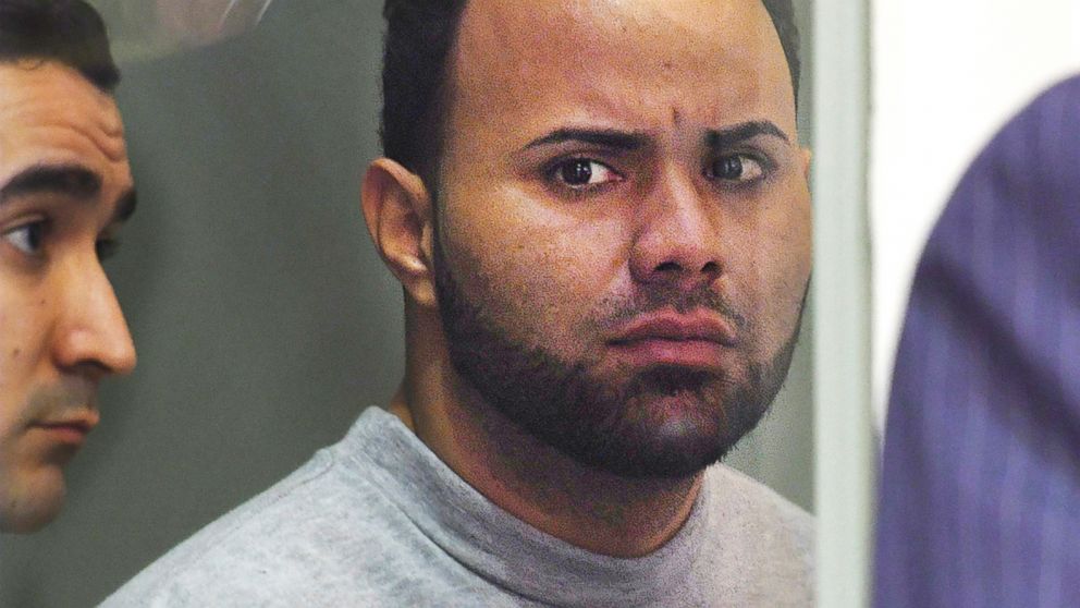 Angelo Colon-Ortiz is arraigned in connection to the death of Vanessa Marcotte, Tuesday, April 18, 2017, in Leominster District Court. in Leominster, Mass.