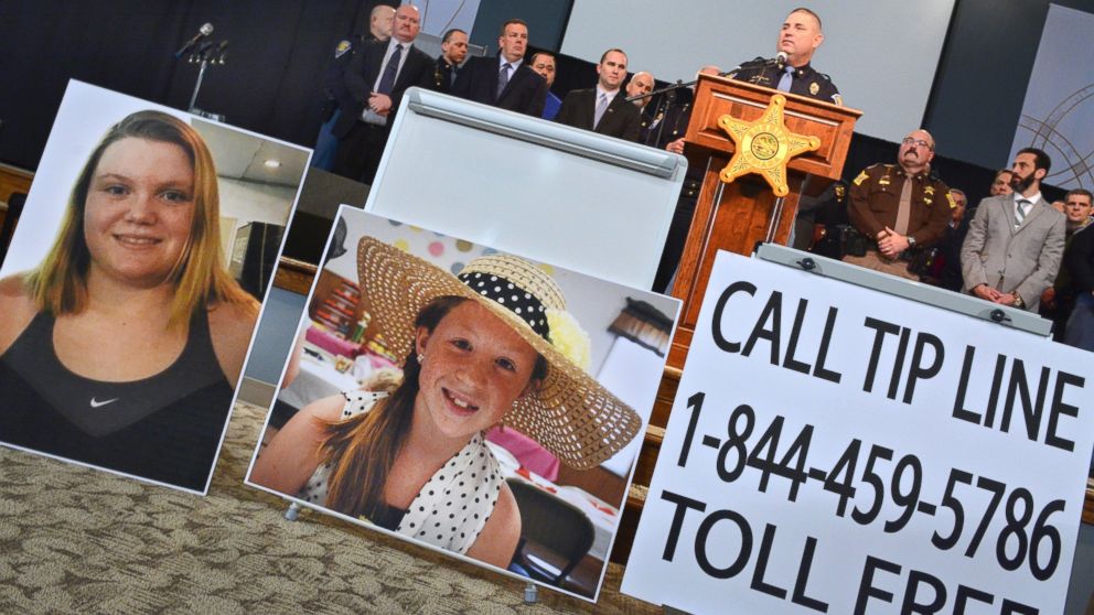 PHOTO: Indiana State Police officer Tony Slocum talks during a news conference to provide the details of the investigation into the murders of Liberty German and Abigail Williams, Feb. 22, 2017, at the United Methodist Church in Delphi, Ind.