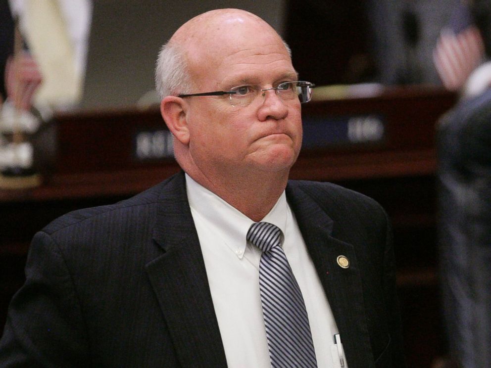 PHOTO: Rep. Dennis Baxley checks the vote on a bill during session on May 4, 2011 in Tallahassee, Fla.